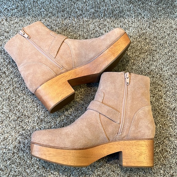 Charlotte Stone light pink clog booties Paloma style size 7 - Picture 5 of 10